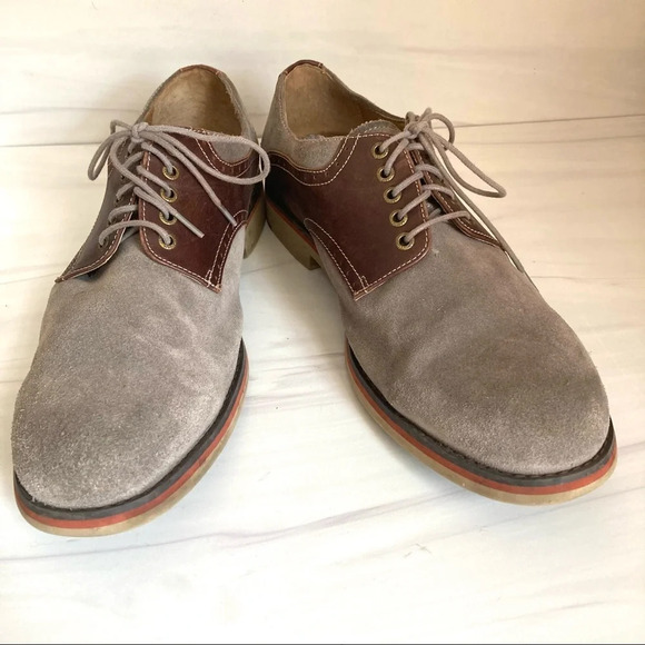 Johnston & Murphy Suede‎ Oxfords Two Tone 10.5 - Picture 2 of 7